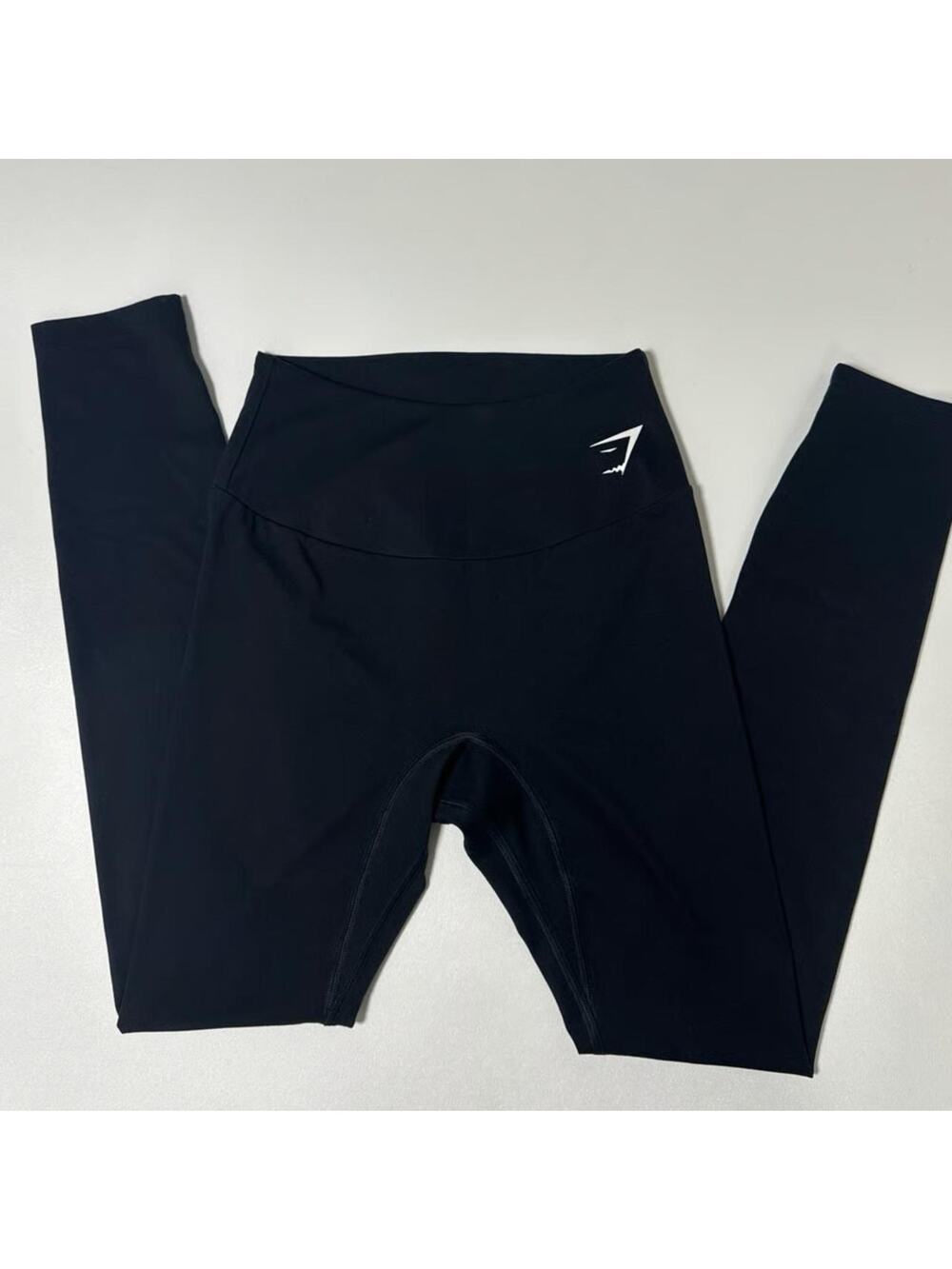 Gymshark Training High Waisted Black Full Length Workout Athleisure Tights Size